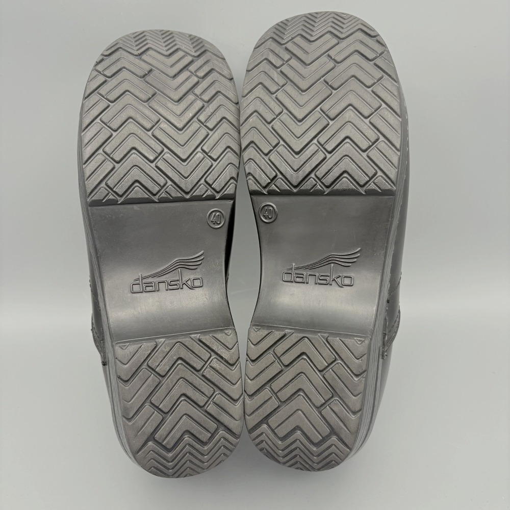 Dansko Clog Womens EU 40 Wide US 9/9.5 Black Leather Professional Nursing *Read - Picture 7 of 10